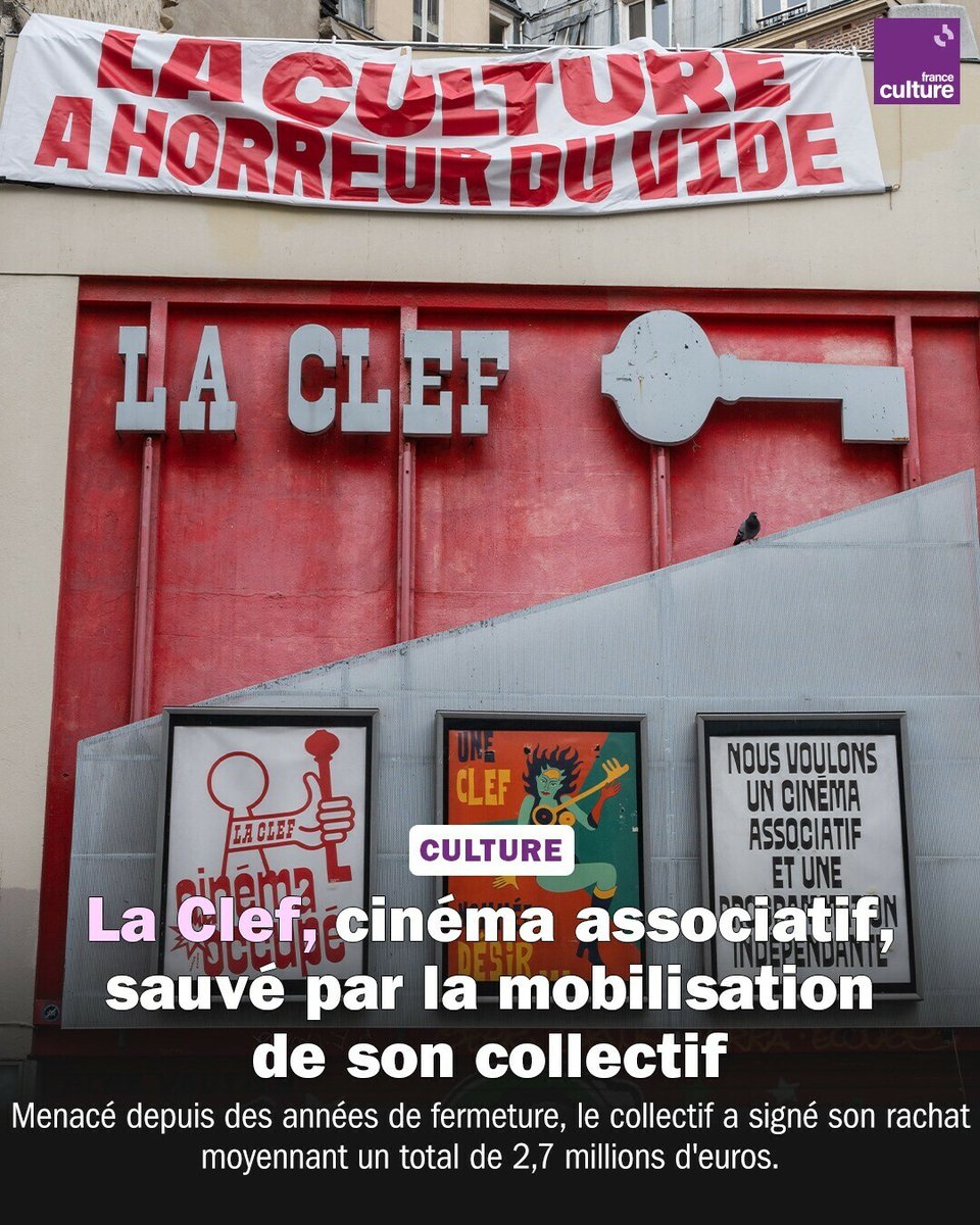 "Un lieu pour partager idées, films et combats, à l’abri de tout acte de spéculation ", a annoncé le collectif
➡️ l.franceculture.fr/uuW