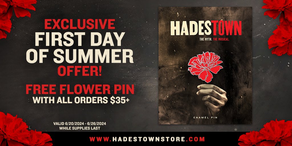 Pour the wine, it's summertime. HadestownStore.com