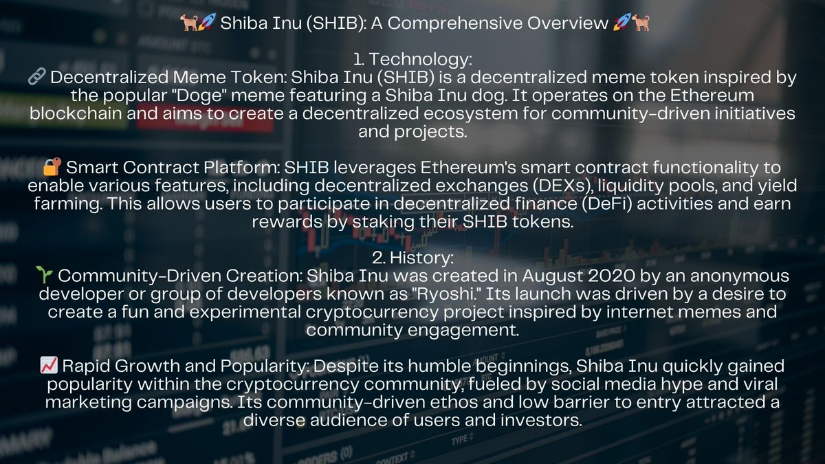 MetaObs_io's tweet photo. 🐕🚀 Shiba Inu (SHIB)
Category: Memecoin
Date of launch:August 2020
Founder:Ryoshi
Link to the CoinMarketCap:https://t.co/g12jIGmDIN 
Link to the Website:https://t.co/TItoUDR3ga 

🌟 #ShibaInu #SHIB #MemeToken
@Shibtoken @goosecoin_io @CryptoTrends https://t.co/xrqW3iiCsl
