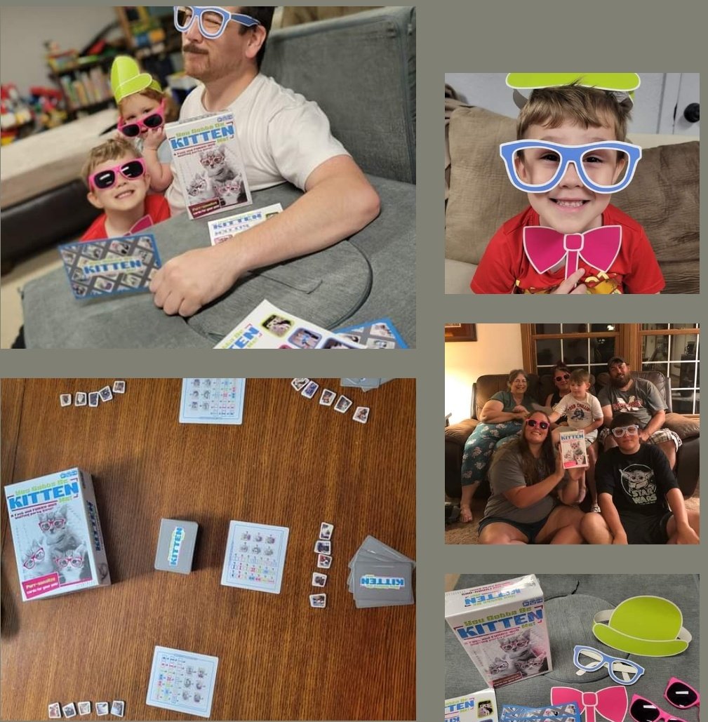 We got to try out a #targetexclusive game #yougottabekittenme thanks to a  gift from #StoneBlade &amp; Tryazon! Family game night is always a hit but new games always make it better. This a bluffing game. I'm not great at lying but I'd like to think I excel at detecting. 🤓 #tryazon