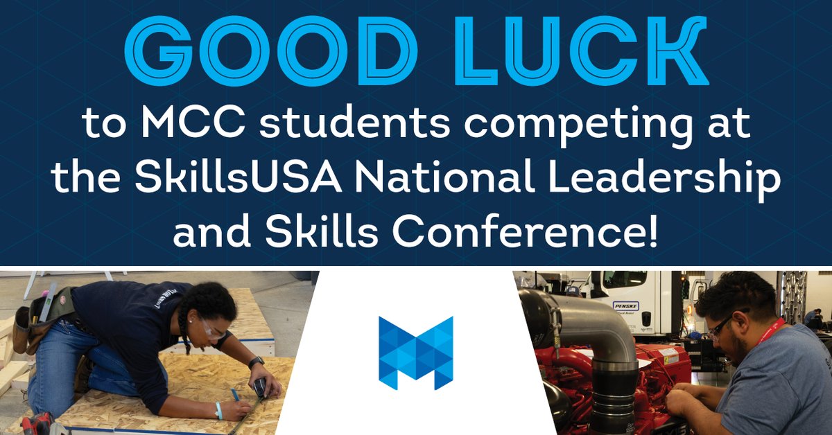 mccneb's tweet photo. Wishing all our talented students who made it to the SkillsUSA National Leadership and Skills Conference in Atlanta from June 24-28, a wave of positive energy! Your dedication and readiness will guide you through any obstacle! #MCCProud #SkillsUSA https://t.co/6suDGXT8dD