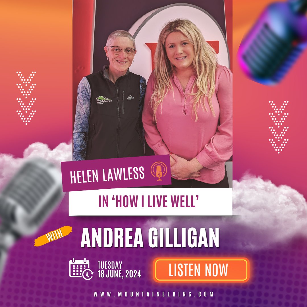 Our acting CEO and Access &amp; Conservation Officer Helen Lawless was featured on News Talk's 'How I Live Well' programme with Andrea Gilligan.📷📷

📷📷Listen to the full interview and Helen's tips on how to get started here: newstalk.com/podcasts/highl…