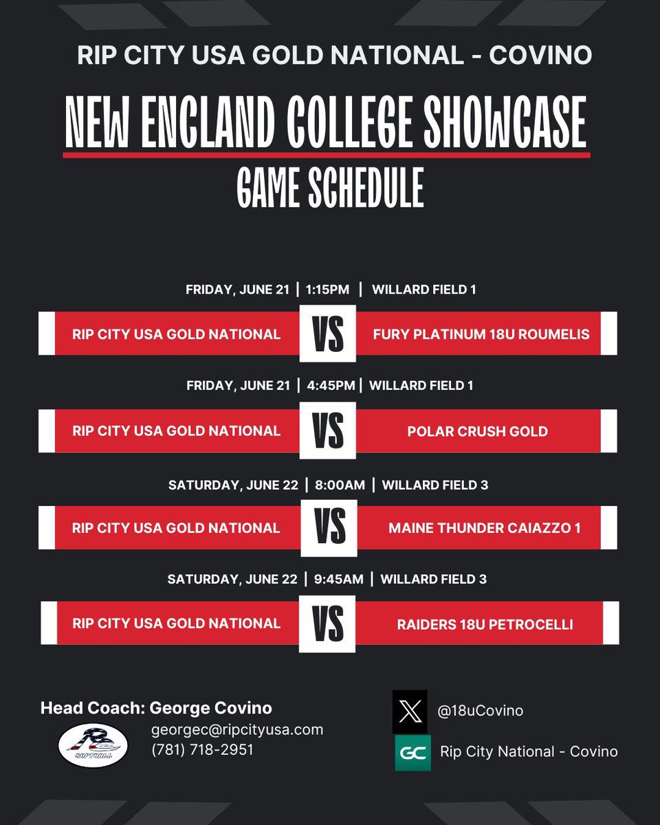 Coaches come check out this talented group of 25/26 student athlete in Devens Mass.this weekend 🥎