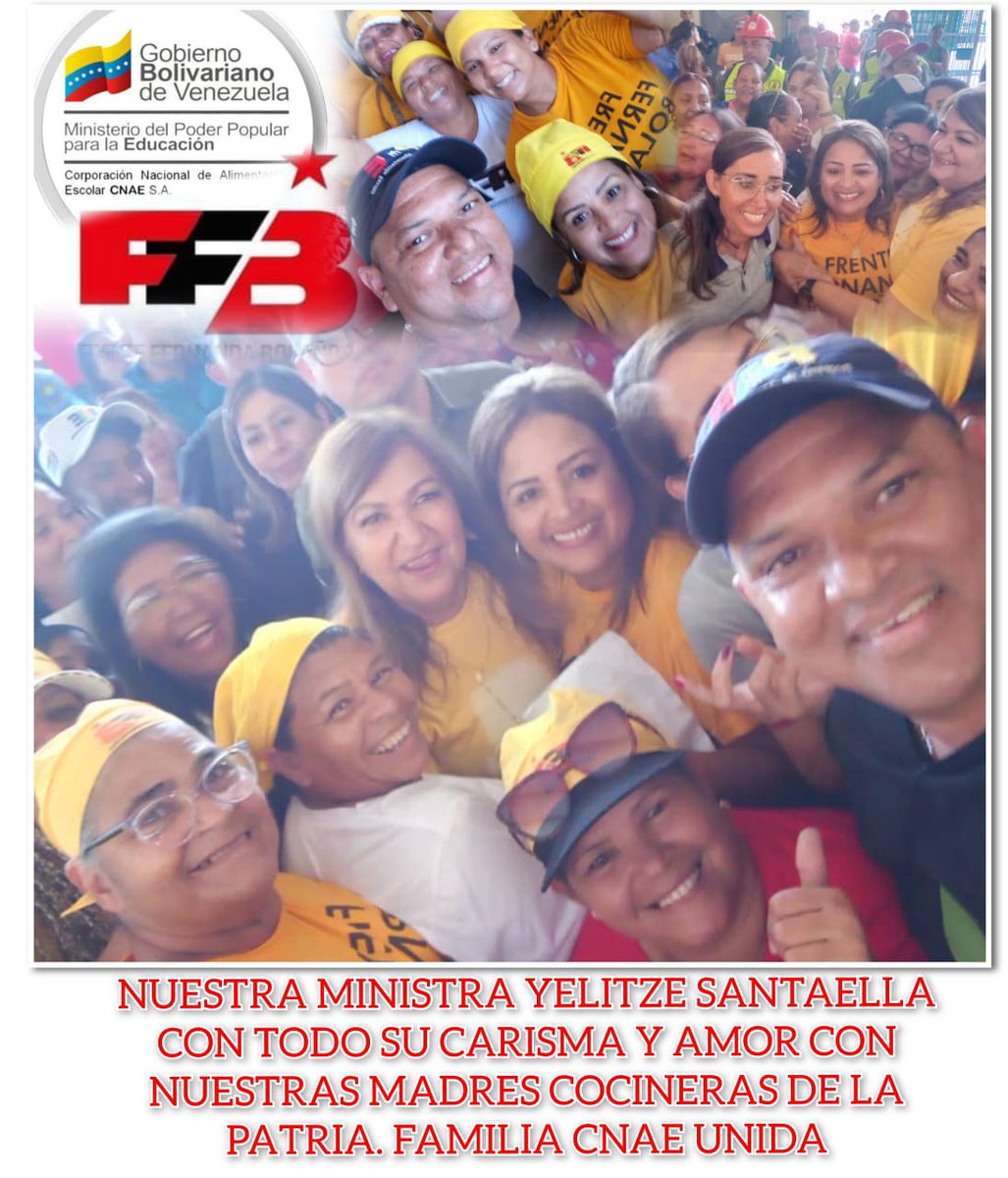 Visita al estado Sucre municipio Bolivar de nuestra amiga ministra <a href="/_LaAvanzadora/">Yelitze Santaella</a> recibiendo el mensaje de agradecimiento para nuestro protec6del pueblo presidente <a href="/NicolasMaduro/">Nicolás Maduro</a> desde nuestro corazón agradecidas de las jubilaciones a nuestras cocineras <a href="/cnaeoficial/">cnaeoficial</a>