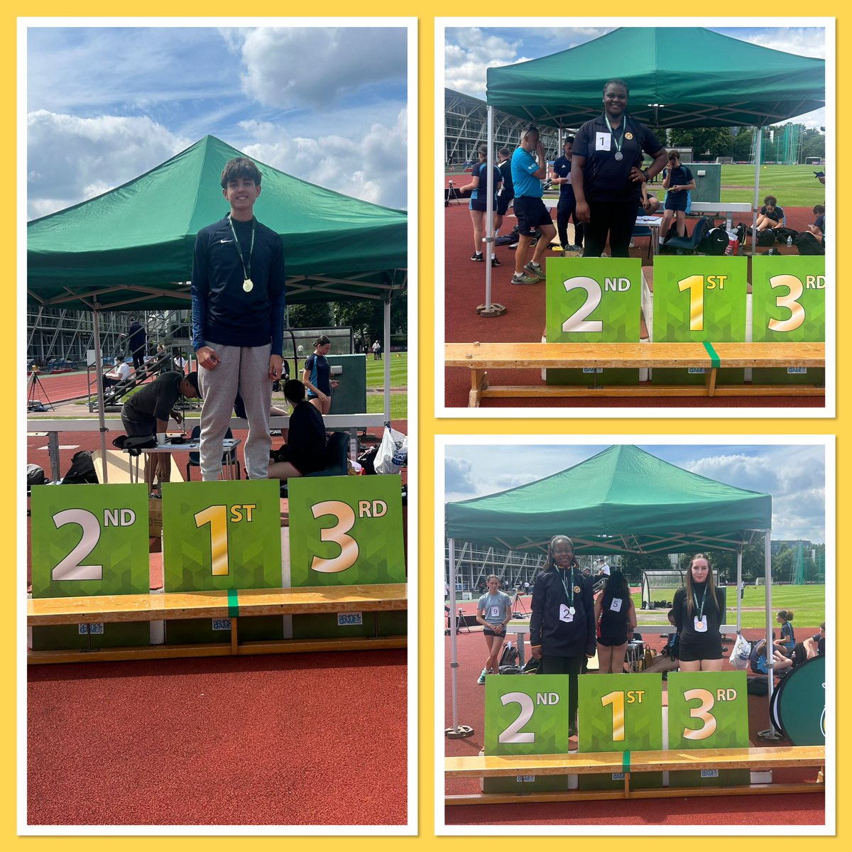 Some amazing performances snd medals from our team today at the County Athletics