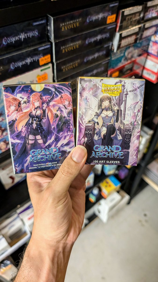 BirchlerCards's tweet photo. Des sleeves Grand Archive, parfait pour vos decks Commander ! 👀
https://t.co/kQCUAXAVup https://t.co/RwaxN0K6tp