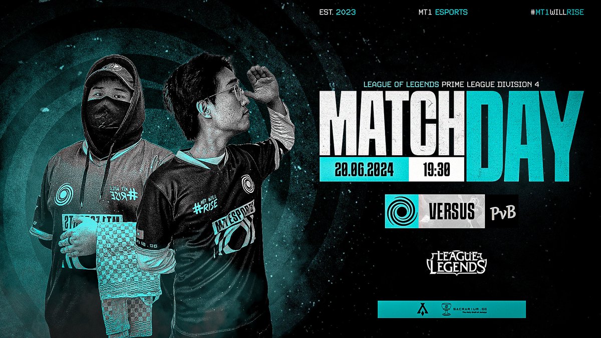 mt1_esports's tweet image. BESSER SPÄT ALS NIE! REIN REIN REIN REIN!
SPAM 🪐THIS🪐UNIVERSE🪐TO🪐SEE🪐MT1🪐REVERSE 🪐
🆚#PvB
⏰19:30
🎙️@phantombi314 & Sceleraiter
📺twitch.tv/mt1_esports
⚒️@Ag0nylol
🌴@Draxteri_
🧙♂️@MxnkeyLoL
🏹@ForeverSaltyy
⚕️@skyrora_lol
#MT1WIN #MT1WILLRISE