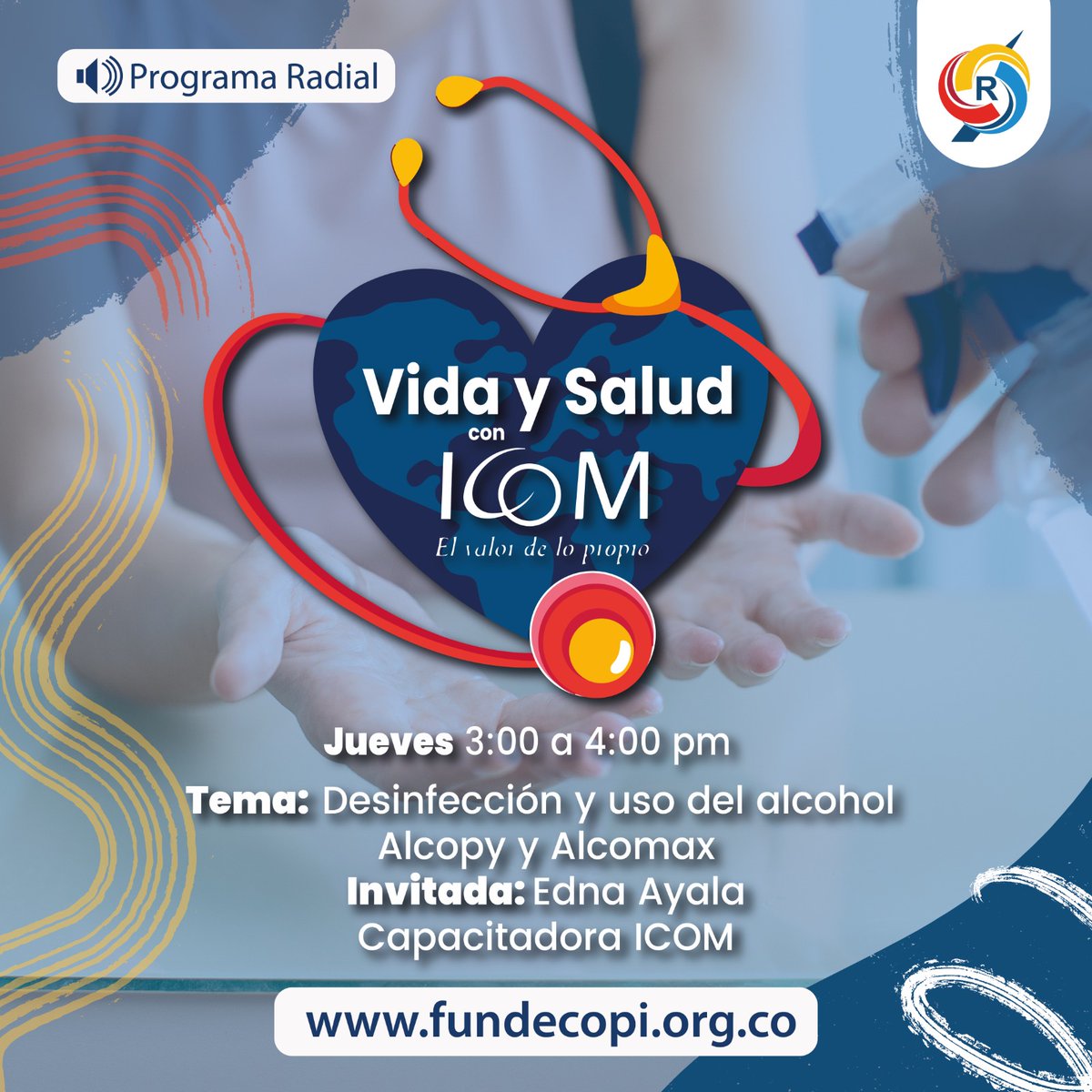 🔊 #JuevesDeSalud para hablar de la importancia de seguir usando en el día a día #alcohol como método de #bioseguridad 🗣️ Conoce todos sus componentes y usos correctos de la mano de los expertos de #MarcasPropiasICOM ✅

Escúchanos por el link de la bio 📲

#CoopiRadio