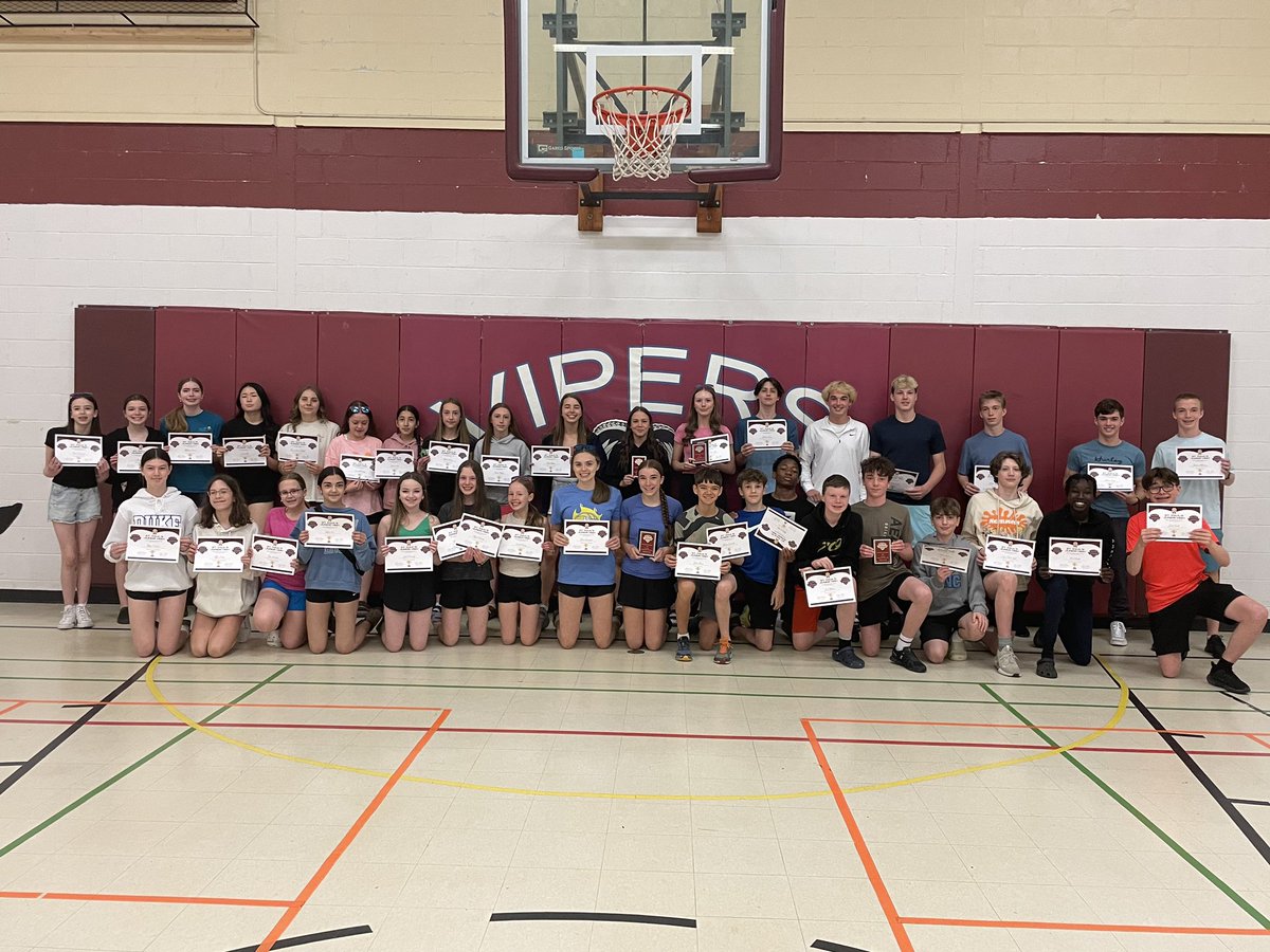 VipersAthletics's tweet photo. That’s a wrap for this year! Back at it again in September, best of luck to our Grade 9s in the next chapter
#govipersgo https://t.co/rk7B39pX2c