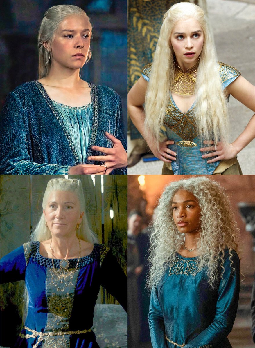 Mayham_H's tweet photo. Targaryen women in blue 💙 https://t.co/Mw6tStQGYK