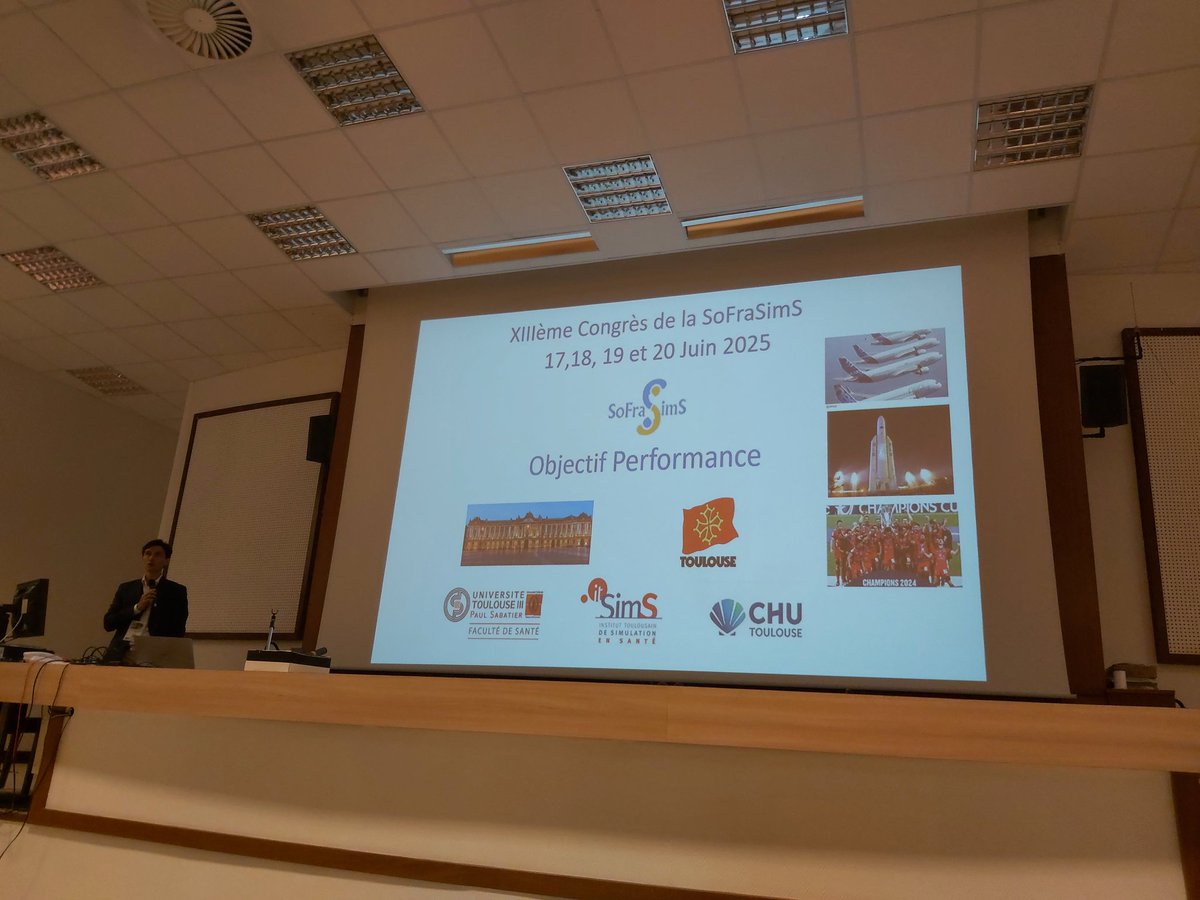 Annonce officielle #congrès <a href="/LaSoFraSimS/">SoFraSimS</a> 2025: ce sera Toulouse !  "Objectif performance"  <a href="/ITSIMS_officiel/">itSimS</a> <a href="/CHUdeToulouse/">CHU de Toulouse - compte inactif</a> <a href="/Univ_Toulouse/">Université de Toulouse</a> <a href="/HenriHouze/">Houze-cerfon charles-henri</a>