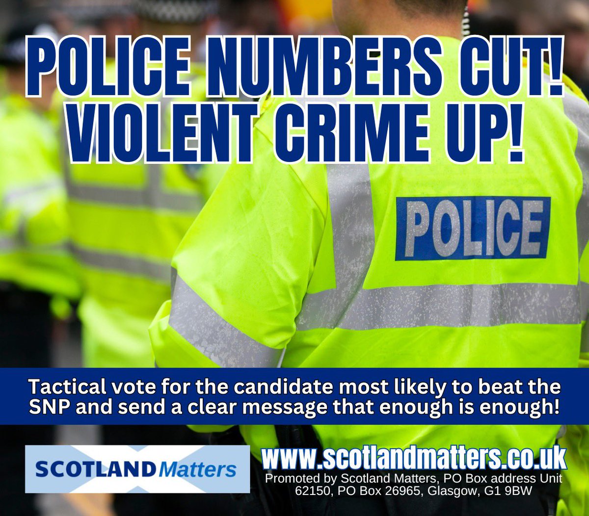 SteveSayersOne's tweet photo. #VoteProUK #VoteTactically vote #SNPOut to damage them for 2026 (or earlier).
ProUK can deliver them such a hiding they may be forced to bring Holyrood forward. Whether you dislike Tories, Labour or LibDem, hold your nose & vote against the SNP.  Reform has no chance in any Scotland seat this time & voting for them will only reduce our ProUK vote to the SNP’s benefit. Think, vote with your head, get the #SNPOut 

Think, anyone ProUK who doesn't vote tactically to help get the SNP out and reduce their MPs drastically, is culpable of keeping them in power and prolonging our and Scotland's agony.
This GE is only the first part in the lead up to Holyrood 2026 (or earlier if they get smashed in two weeks) election, so vote for the most likely ProUK candidate to severely damage the SNP. After 17yrs it does look as if Scotland’s finally waking up to their ineptitude & nonsense!