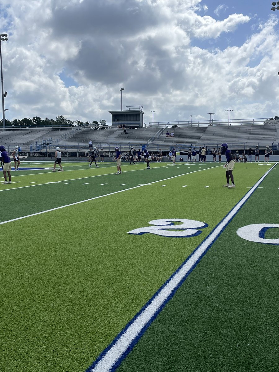 7on7 work today with Pierce and Brantley County