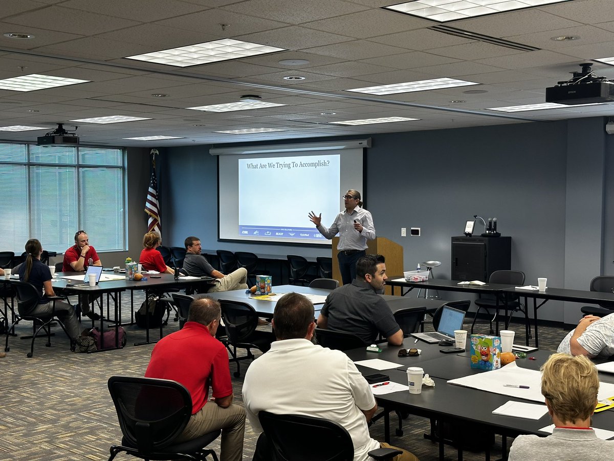 QIPunks's tweet image. So much fun!  Doing the @DaveWilliamsATX PDSA Simulation with the AEL Educator group.  Incredible learning and palpable enthusiasm in the room as we practice iterative improvement.