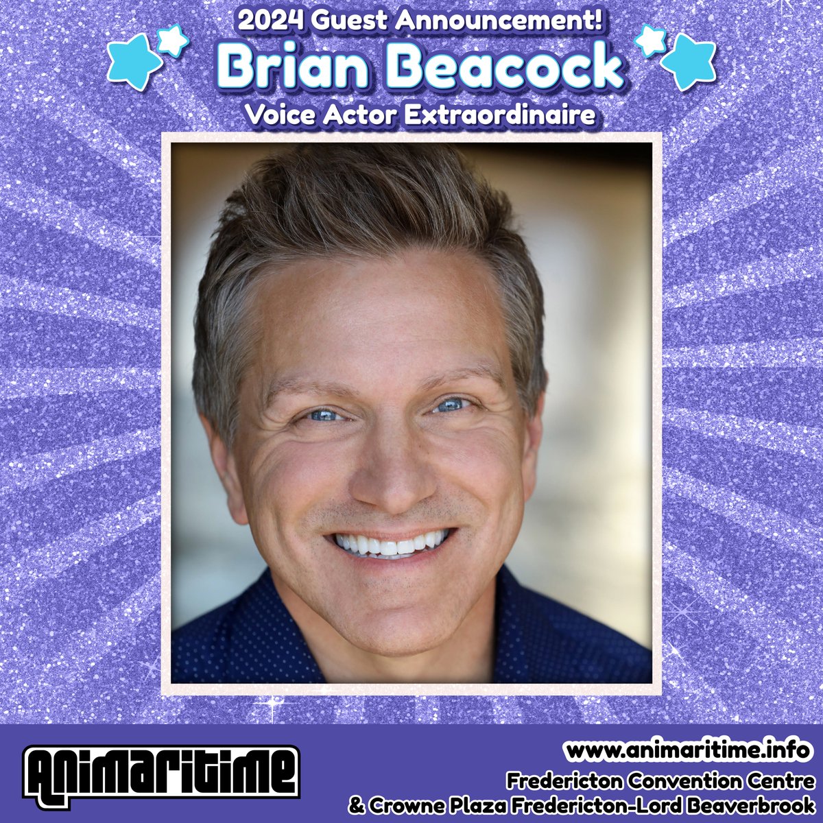 Playing social media catch-up! First up: 

He's the voice of Takato Matsuki in Digimon Tamers, Yumichika Ayasegawa from Bleach and Monouma and Monosuke from Danganronpa. Brian Beacock has  voiced so many of our fav characters and he is joining us once more at Animaritime 2024!