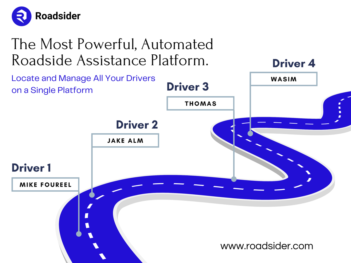 RoadsiderSocial's tweet image. Locate and Manage All Your Drivers on a Single Platform with Roadsider! 

#Roadsider #FleetManagement #DriverTracking #Efficiency #Innovation #RoadsideAssistance&quot;