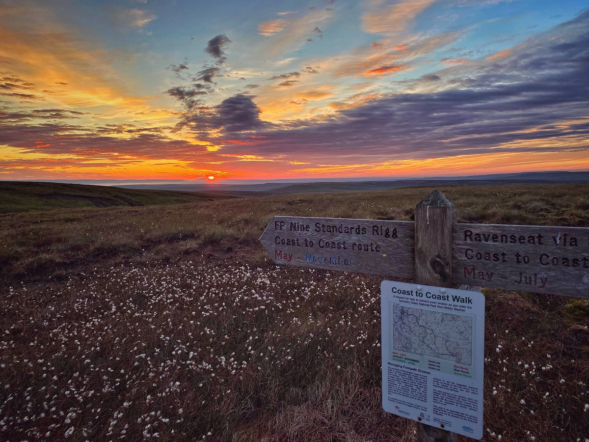 We couldn’t imagine a more atmospheric place to celebrate the longest day of the year. Happy Summer Solstice from Nine Standards…
#sunrise #ninestandards #northpenninesaonb #wainrightswalks #coasttocoastwalk #summersolstice #longestdayoftheyear #firstdayofsummer #summertime