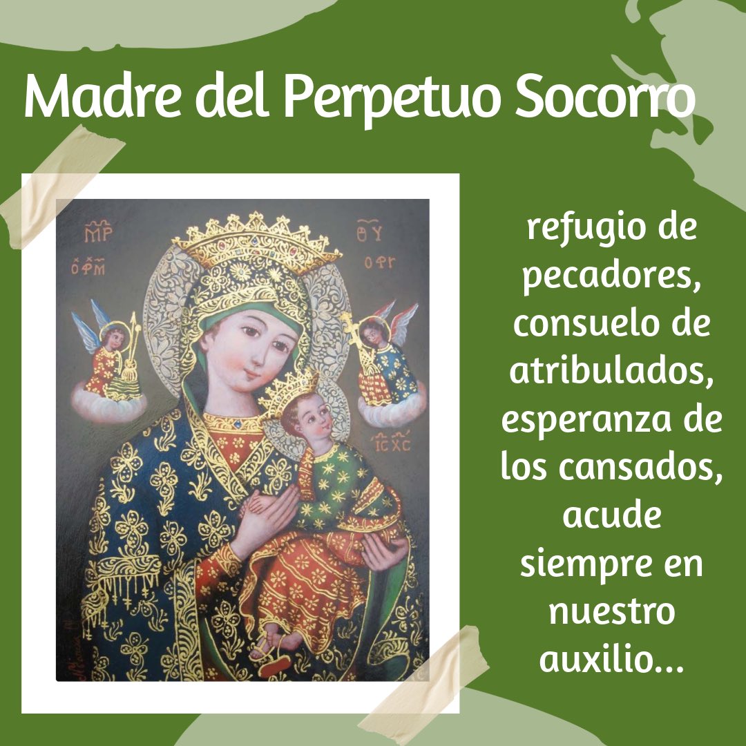 El_Padrecito's tweet photo. Madre del Perpetuo Socorro, ruega por nosotros… https://t.co/v3Af8LLQiX