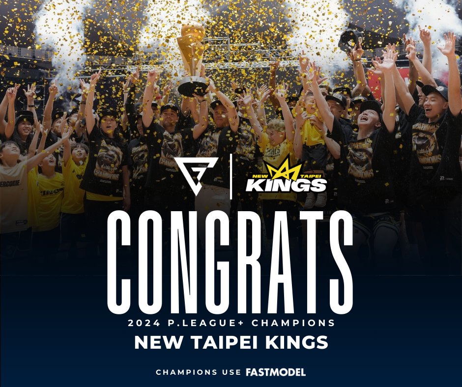 FMS_Software's tweet image. Congratulations to the New Taipei Kings on winning the 2024 @P_LEAGUE_EN 🎆🏆

#ChampionsUseFastModel