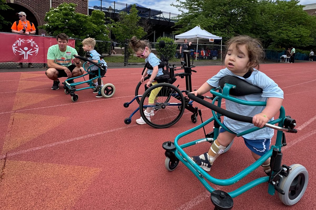 Special Olympics New Jersey hosted P.G. Chambers #YoungAthletes for sports play that taught important skills like balance, jumping, and kicking. #sonjsummergames