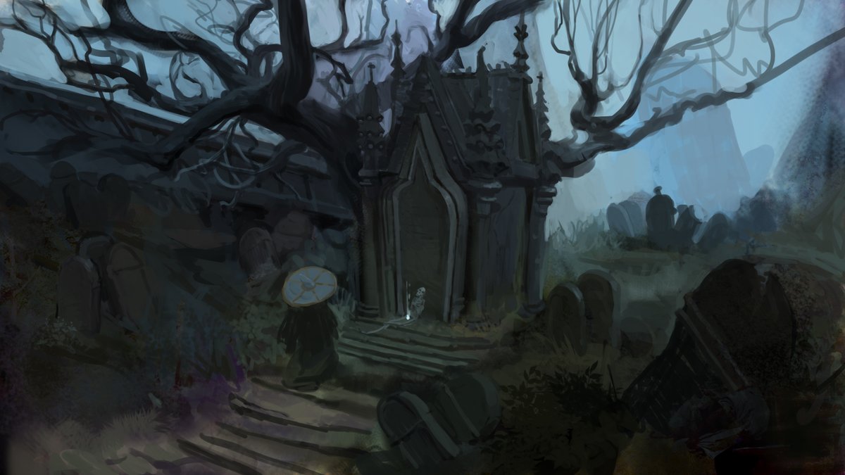 Painting from my journey through Eldenring
#EldenRing 
#DarkSouls