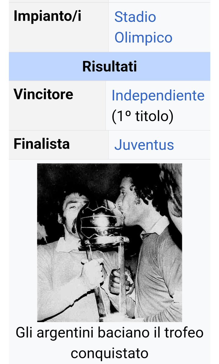 mariotacca's tweet photo. @CampiMinati Come successe alla Juve nel '73 (non all'Inter) nella coppa intercontinentale a causa della rinuncia degli olandesi dell'Ajax a partecipare alla manifestazione. E si giocó pure in Italia 🤣
#Piciu!!! https://t.co/yEMZ3mrydH