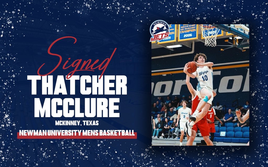 Newman Menās Basketball (@newmanjetsmbb) on Twitter photo <a href="/alex_wineholt/">Alex Wineholt</a> <a href="/JaydenSchoen22/">Jayden Schoen</a> <a href="/GFK_Jay14/">Jordan Glenn</a> <a href="/justin_mcway/">Justin McWay</a> Welcome to the Squadron Thatcher!
Year: Junior
Major: Business
The 6ā7 F averaged 15 ppg, 7 reb, and shot 38% from 3 at Tabor University. Thatcher was 3rd team all conference in the KCAC.
#JetNation <a href="/alex_wineholt/">Alex Wineholt</a> <a href="/JaydenSchoen22/">Jayden Schoen</a> <a href="/GFK_Jay14/">Jordan Glenn</a> <a href="/justin_mcway/">Justin McWay</a> Welcome to the Squadron Thatcher!
Year: Junior
Major: Business
The 6ā7 F averaged 15 ppg, 7 reb, and shot 38% from 3 at Tabor University. Thatcher was 3rd team all conference in the KCAC.
#JetNation