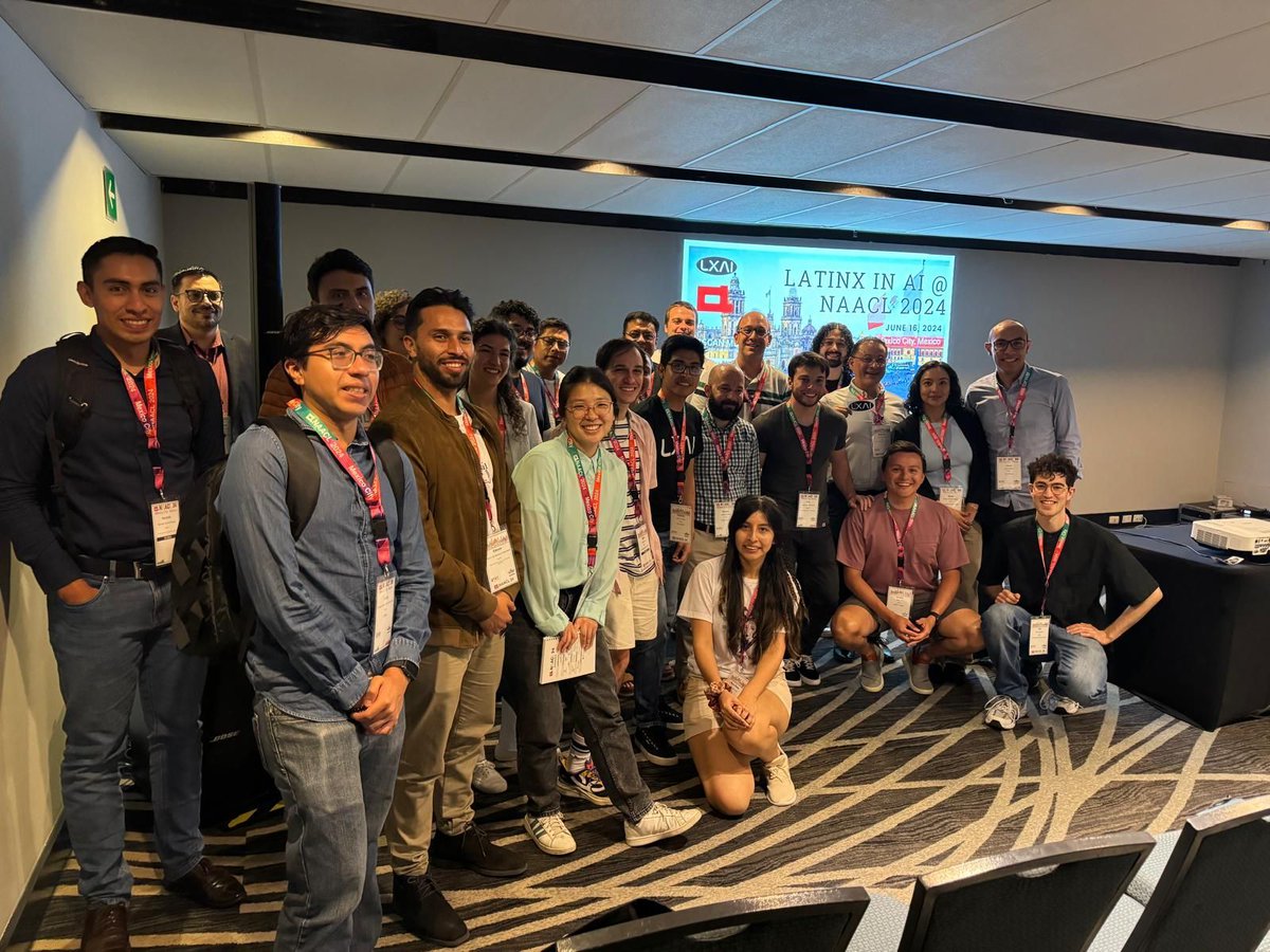 lxnlp's tweet image. A heartfelt thank you to our incredible sponsors, volunteers, and attendees for making the Latinx in AI workshop at #NAACL2024 a resounding success!✨ Your support has boosted diversity and inclusion in the NLP research community 🤗. See you at the next event!#LatinxInAI @_LXAI