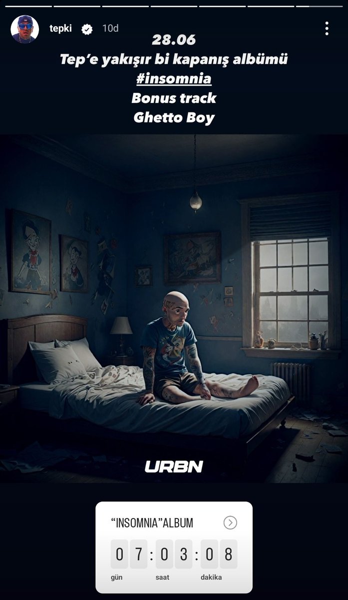 Tepki'nin veda albümü "INSOMNIA", 28 Haziran'da yayında! Albümden beklentileriniz neler?

<a href="/Tepki/">papidaloco</a>