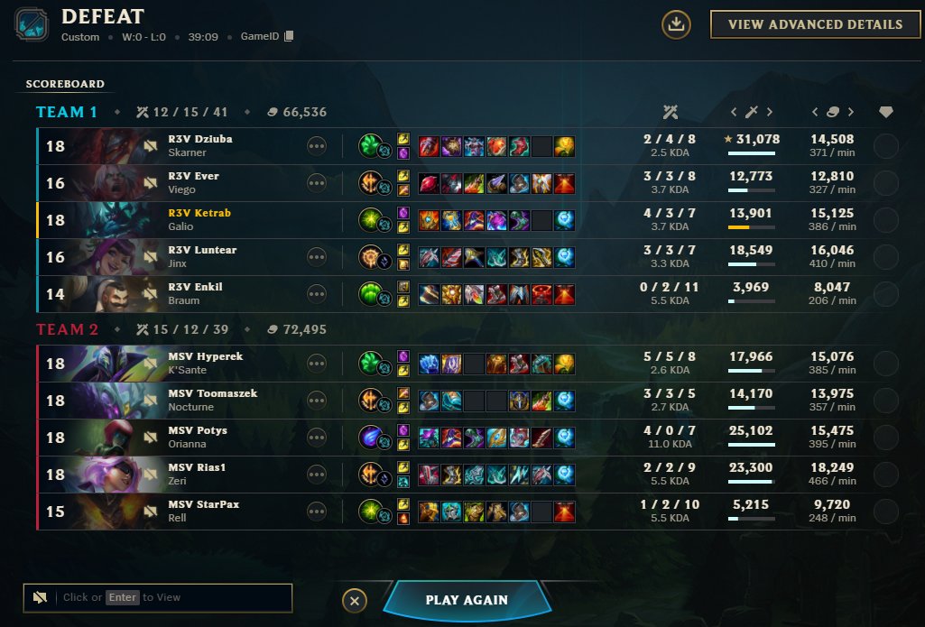 3-6 <a href="/ultraliga2/">2nd Ultraliga</a> 

Tragedia
jutro 20:00 na ballersów