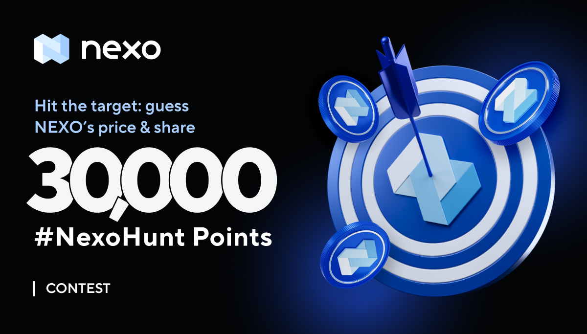 Like, RT &amp; predict the price of the $NEXO Token at 1 PM UTC on June 21 with two decimal precision. 🎯

Match your guess to the Nexo App's 1-hour chart. Top 30 closest guesses from all three rounds split 30,000 NEXO Hunt points. Entries due by 12 PM UTC on June 21. 🕛

Master