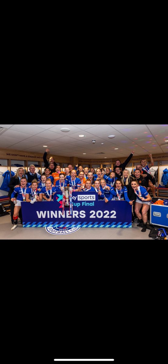 What a time it has been💙 
I have absolutely loved every second of playing with rangers but it’s time now for a new challenge. I wish all the best to the players&amp;staff at the club, it has been an absolute pleasure 💫