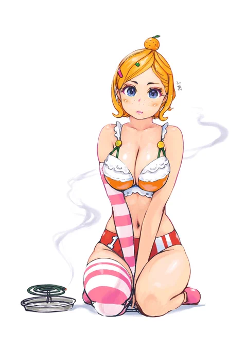 ここで夜中の蚊取り線香。 