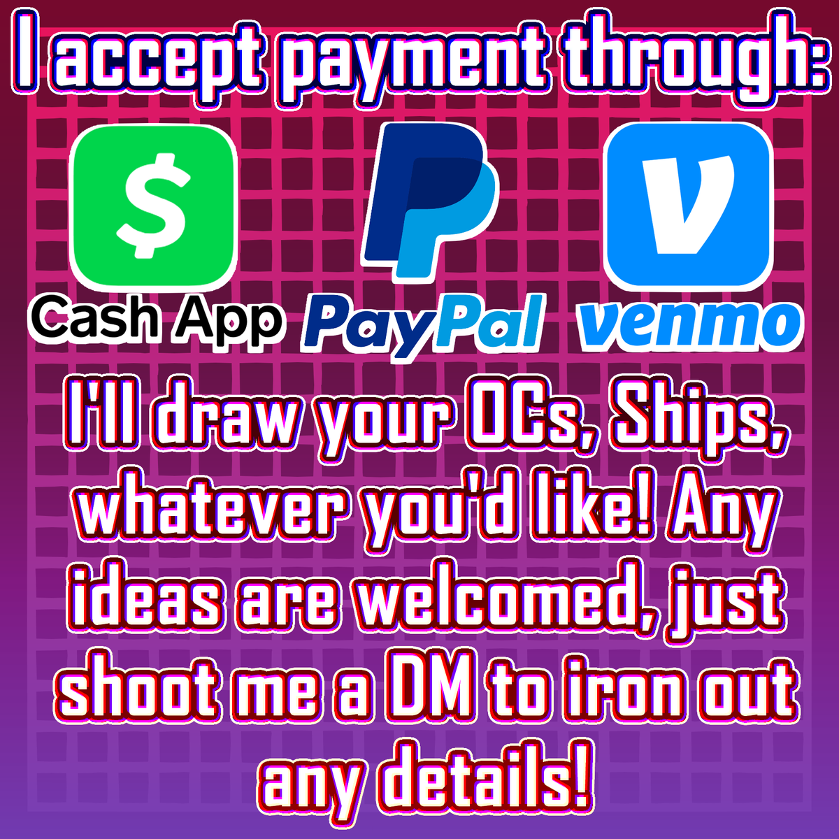 SplatTheCrystal's tweet photo. I reworked my price sheet!

As always likes and shares are appreciated! If you have any questions on anything be sure to reach out! DMs are always open! https://t.co/8OOhfS0iME