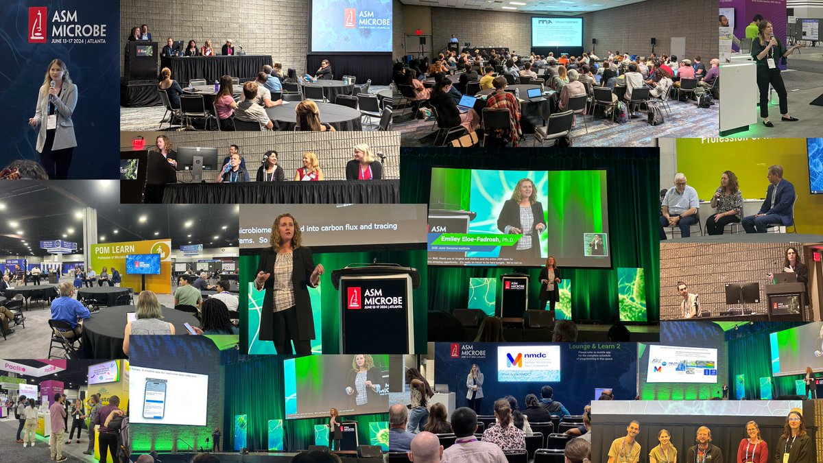 National Microbiome Data Collaborative (@microbiomedata) on Twitter photo Our team had an amazing time at #ASMicrobe! Program Lead Emiley Eloe-Fadrosh presented during the President's Forum, participated in a Q&A, and hosted an ASM mini-conference. <a href="/JuliaMKelliher/">Julia Kelliher</a> and <a href="/simroux_virus/">Simon Roux</a> also presented and moderated! <a href="/ASMicrobiology/">ASM</a> Our team had an amazing time at #ASMicrobe! Program Lead Emiley Eloe-Fadrosh presented during the President's Forum, participated in a Q&A, and hosted an ASM mini-conference. <a href="/JuliaMKelliher/">Julia Kelliher</a> and <a href="/simroux_virus/">Simon Roux</a> also presented and moderated! <a href="/ASMicrobiology/">ASM</a>