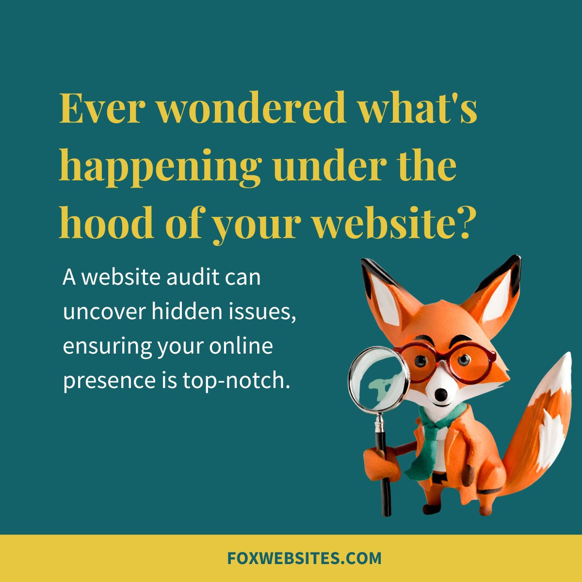 TolerFox's tweet image. Optimize your digital journey. Get a FREE website audit with Fox Website Services. #DigitalRoadmap #WebsiteOptimization