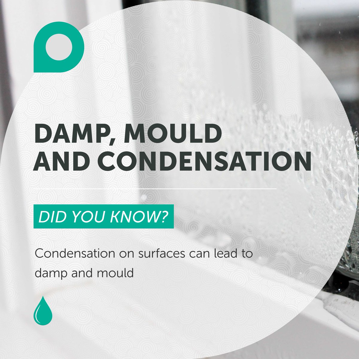 Did you know ❓ Condensation can lead to damp and mould in your home 🏡

Damp and humid conditions are breeding grounds for mould, so it's important to regularly ventilate your home to reduce condensation. 

Get tips on how to ventilate your home: pinecourt-housing.org.uk/customer-suppo…