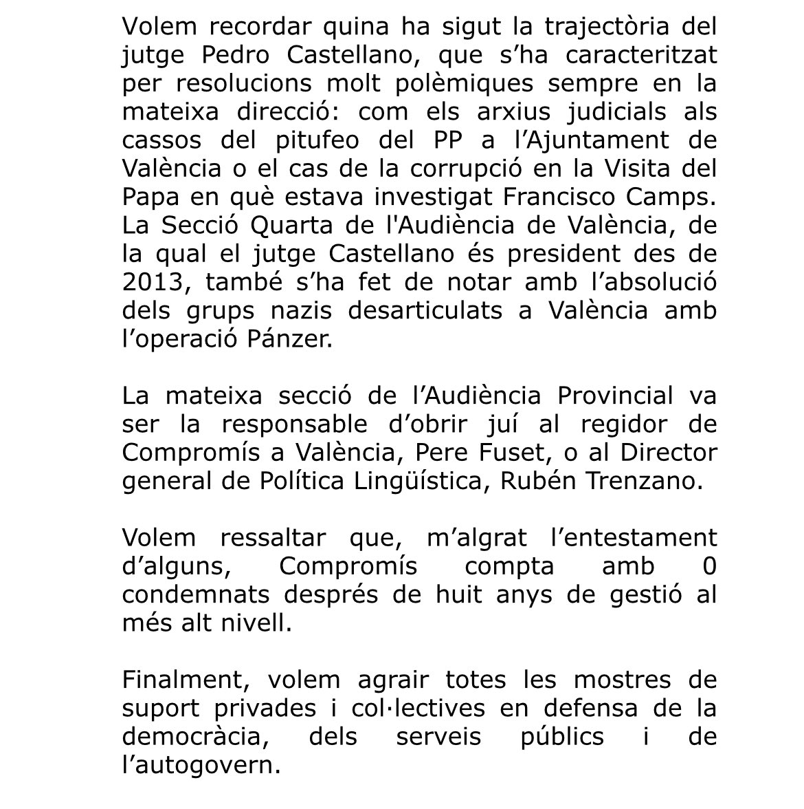 Compromís tweet media