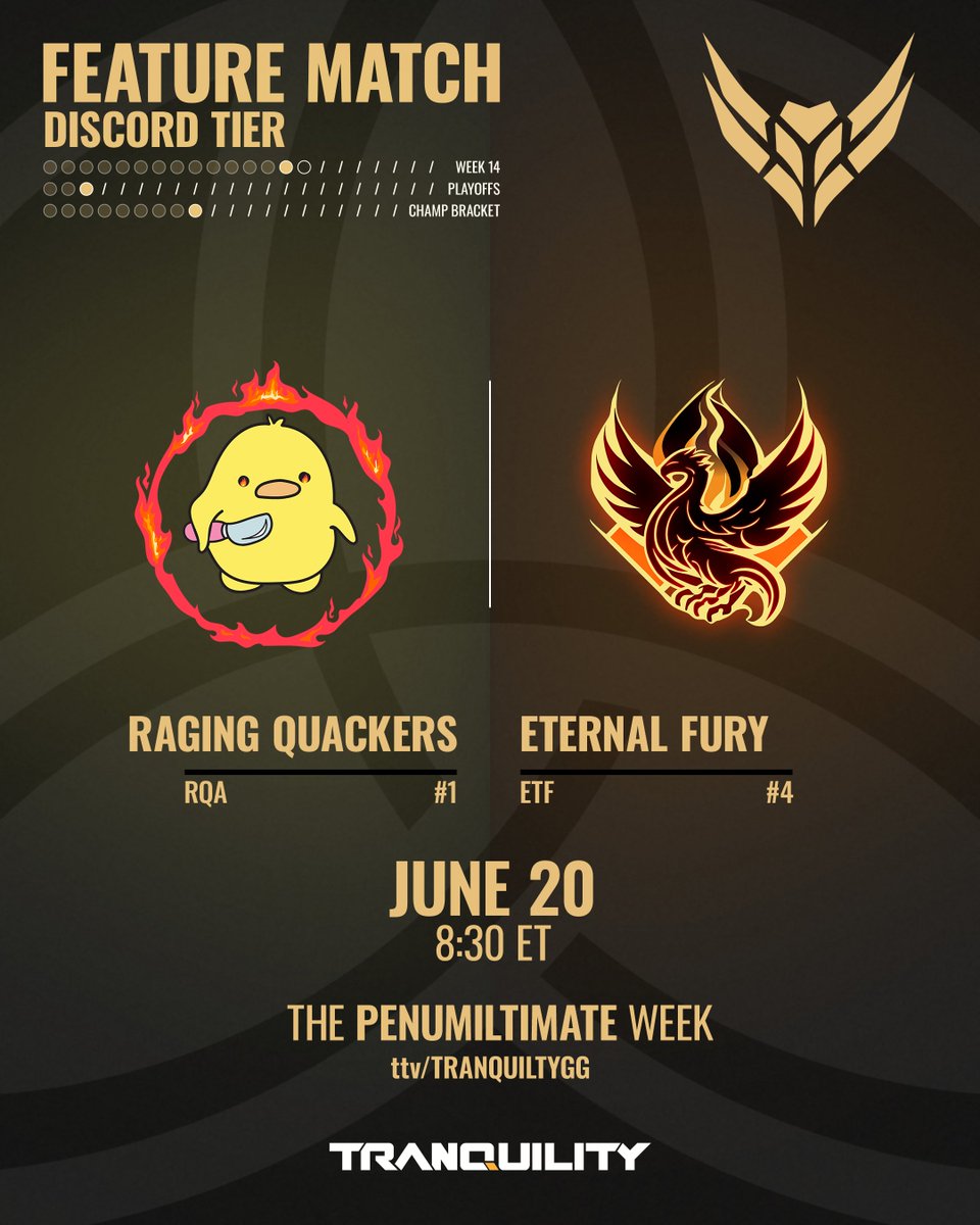 Our last ever semifinal is tonight and its a grand finals caliber matchup. Don't miss the action!