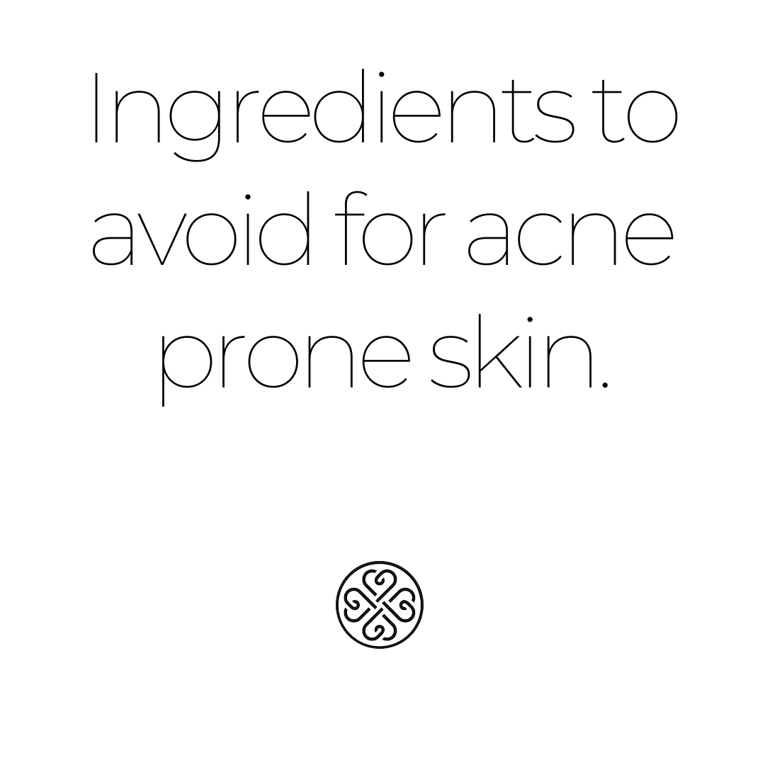 If you have acne prone skin, there are certain ingredients you want to avoid in order to reduce/prevent breakouts. These include:

▪️Coconut oil
▪️Wheat Germ Oil
▪️Mineral oils 
▪️Lanolin
▪️Isopropyl Myristate and Laureth-4

Always check the ingredients label.

#skincare