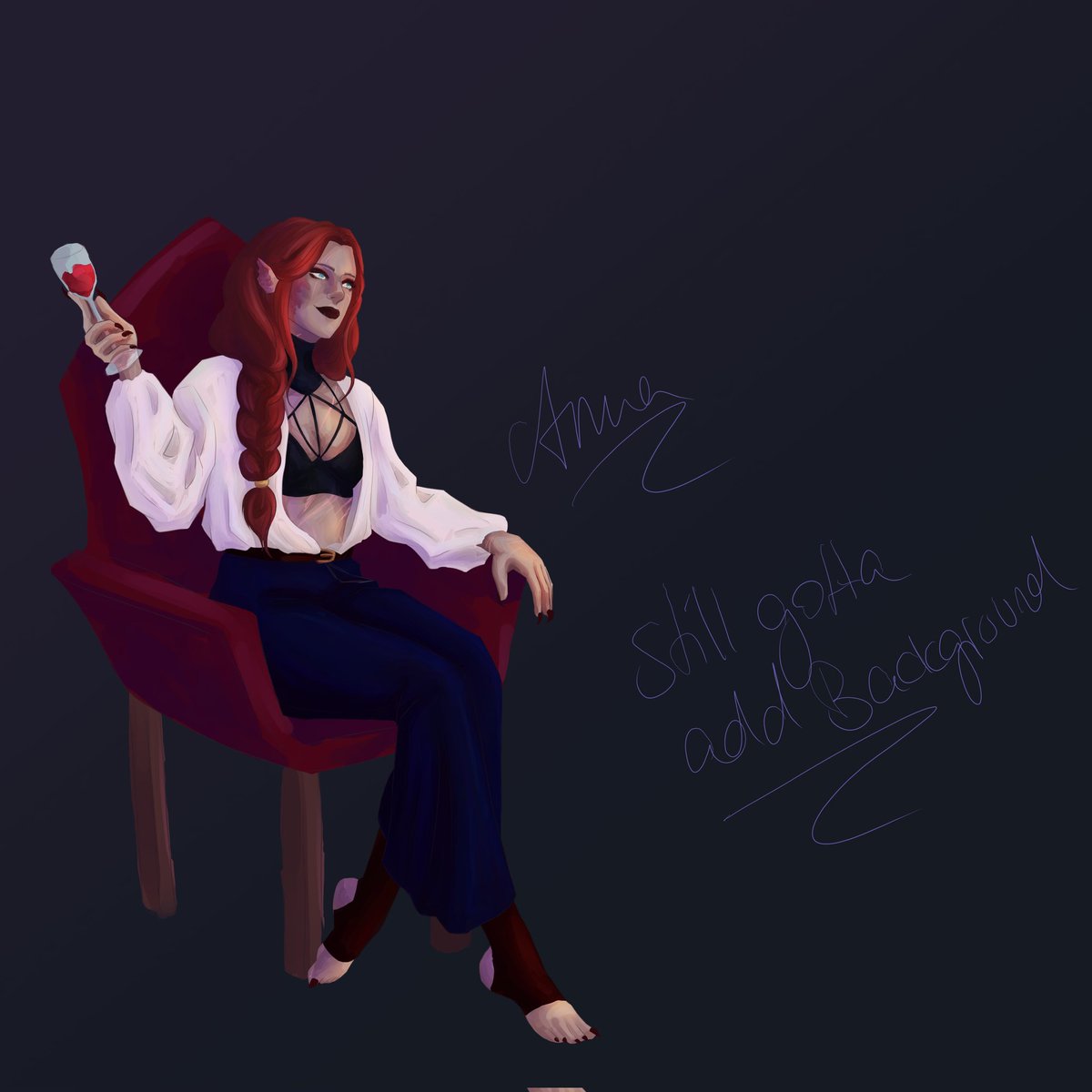 ravensbl00d's tweet photo. @StasanieArt It's still a wip but have Leon! https://t.co/Cyrw0uQC3l