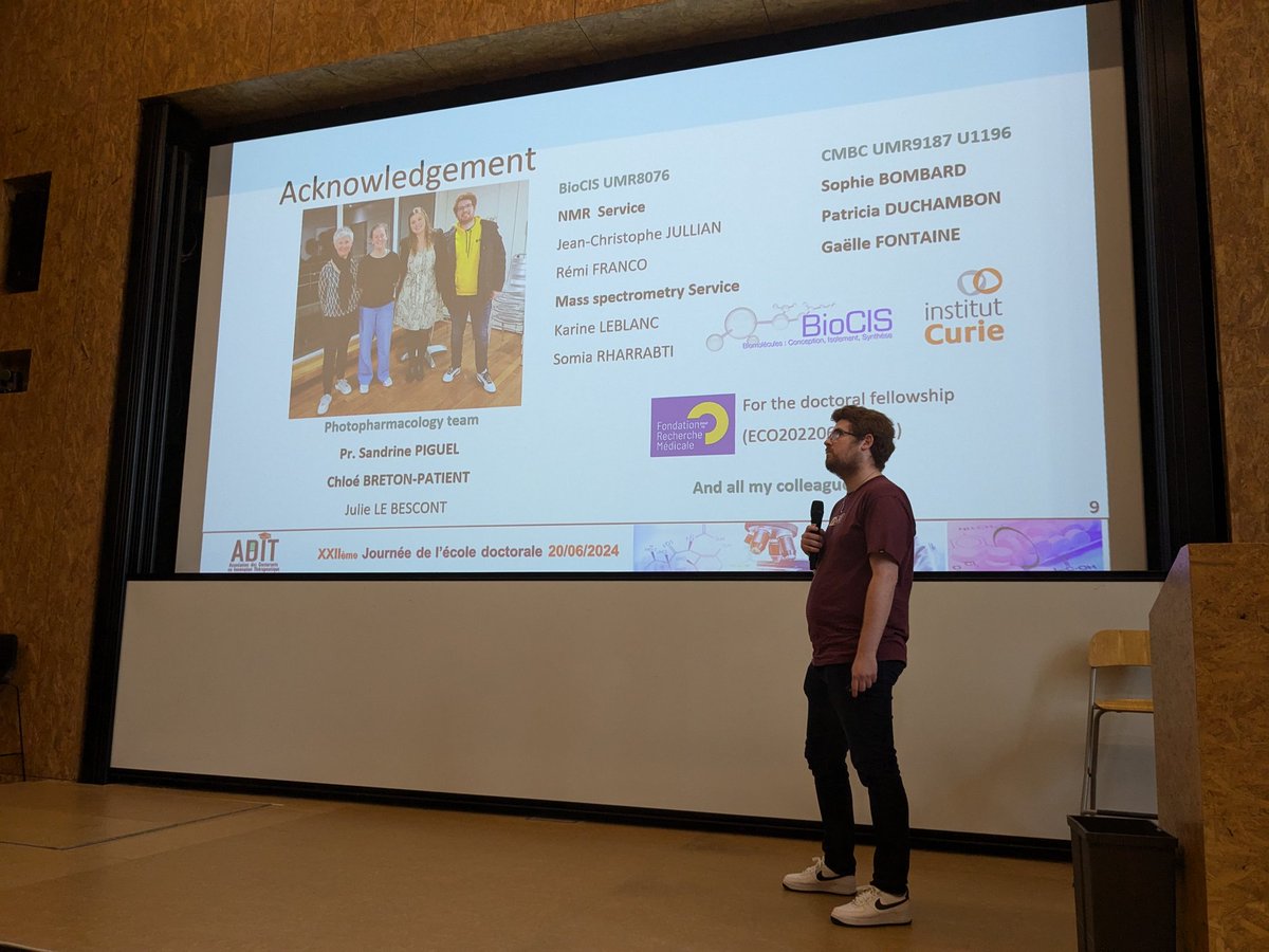 Belle présentation de Sébastien Billotte aux JED de l'école doctorale ITFA! <a href="/BioCIS/">BioCIS</a> <a href="/ParisSaclay/">ParisSaclay</a>
