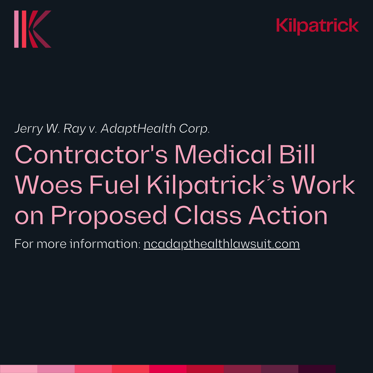 KTS_Law's tweet photo. Jerry W. Ray v. AdaptHealth Corp. | Read the full Daily Report story here: https://t.co/6Q1GT4DMWL

For more information about the case, please visit: https://t.co/y9VLEItKB7 https://t.co/ZRjth9Vu9P