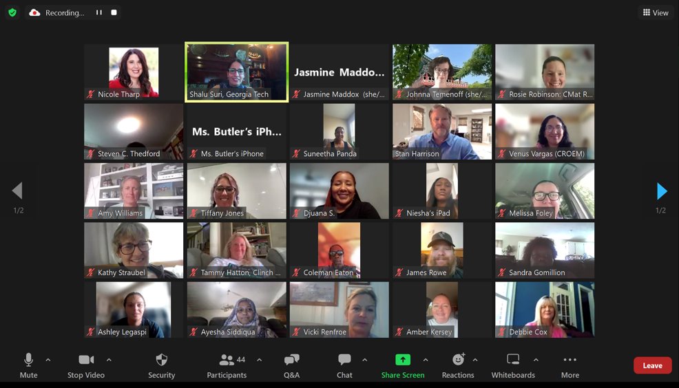 Dr. Shalu Suri (@dr_ssuri) on Twitter photo Thrilled to host the #CellManufacturing Virtual Workshop for highschool teachers for the 3rd consecutive yr! 40+ teachers from multiple US states joining us for an afternoon packed w/ engaging presentations, panels, & discussion sessions. Big thanks to all the speakers. <a href="/CMaT_ERC/">Cell Manufacturing Technologies</a> Thrilled to host the #CellManufacturing Virtual Workshop for highschool teachers for the 3rd consecutive yr! 40+ teachers from multiple US states joining us for an afternoon packed w/ engaging presentations, panels, & discussion sessions. Big thanks to all the speakers. <a href="/CMaT_ERC/">Cell Manufacturing Technologies</a>