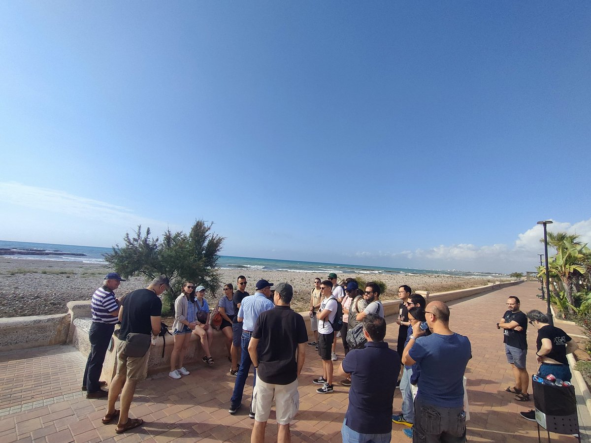 CGAT_UPV's tweet photo. Field visit in Valencia during the Summer School of the #GeoCLIC project

#coastline #erosion #shoreline #remotesensing https://t.co/YJtnnDAe6k