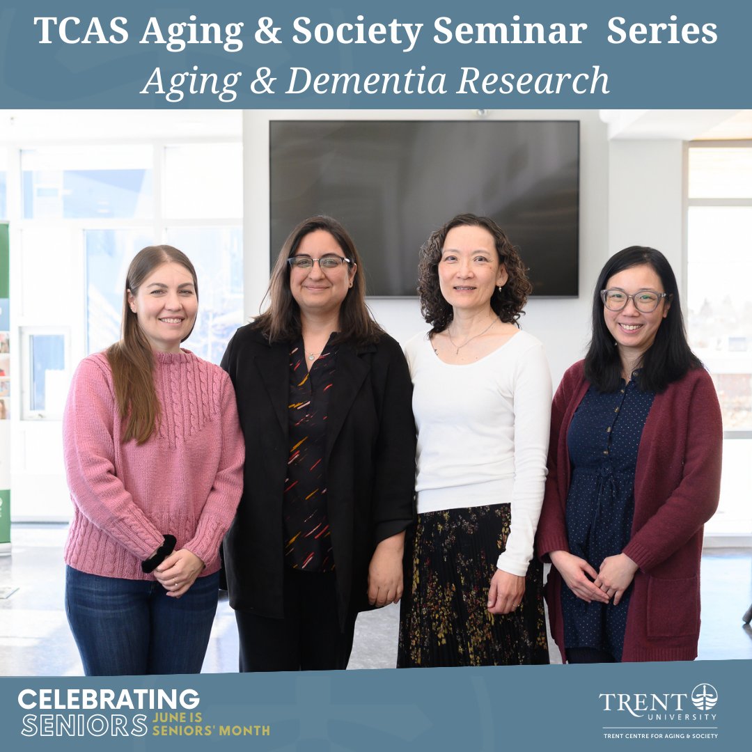 TCAS Member Dr. Saryazdi <a href="/raheleh_s/">Raheleh Saryazdi</a> led this Aging &amp; Dementia Research Seminar at <a href="/TrentDurham/">Trent Durham</a> 
Read more about Dr. Nancie Im-Bolter, Dr. Saryazdi, Dr. Chiu and Dr. Henderson's cutting-edge approaches to the study of aging and dementia in our newsletter bit.ly/TCASNews24