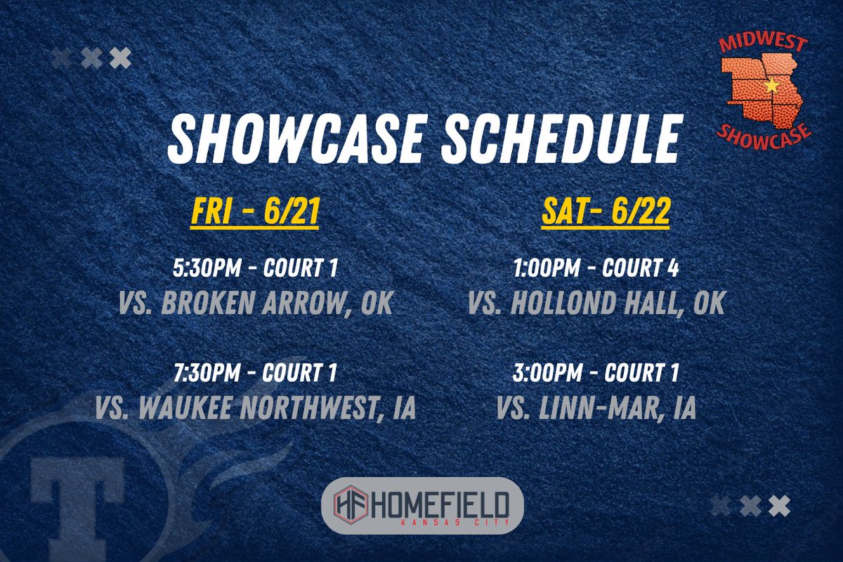 Excited to compete in the <a href="/MW_Showcase/">Midwest Showcase</a>!  Will be a great opportunity for our guys to come together.  Titans will be in KC, come check us out. #TEAM1st #SPSB