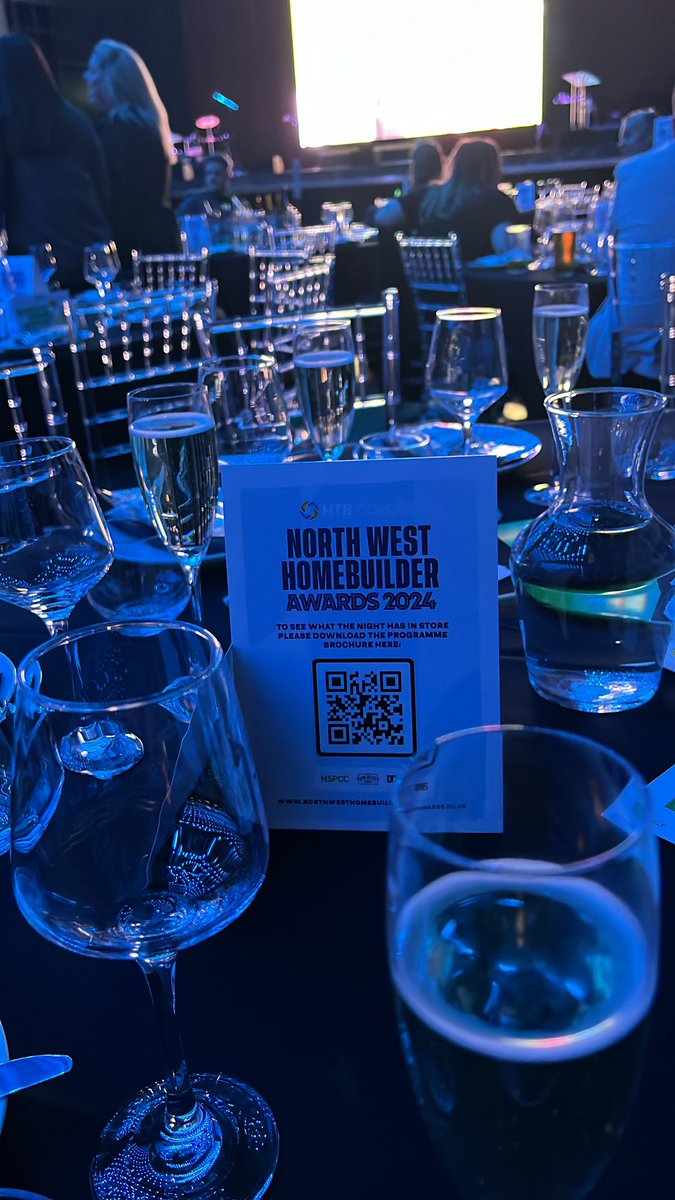 Seated and ready for the fun to commence <a href="/NWhomebuilder/">North West Homebuilder Awards</a> Awards!