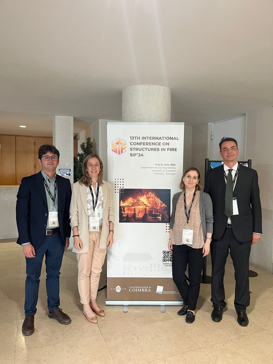 Ana Espinós UPV (@aespinos_upv) on Twitter photo Great to be back in Coimbra for the #sif2024 conference with the <a href="/IcitechUPV/">ICITECH-UPV</a> fire group 🔥🇵🇹 Great to be back in Coimbra for the #sif2024 conference with the <a href="/IcitechUPV/">ICITECH-UPV</a> fire group 🔥🇵🇹