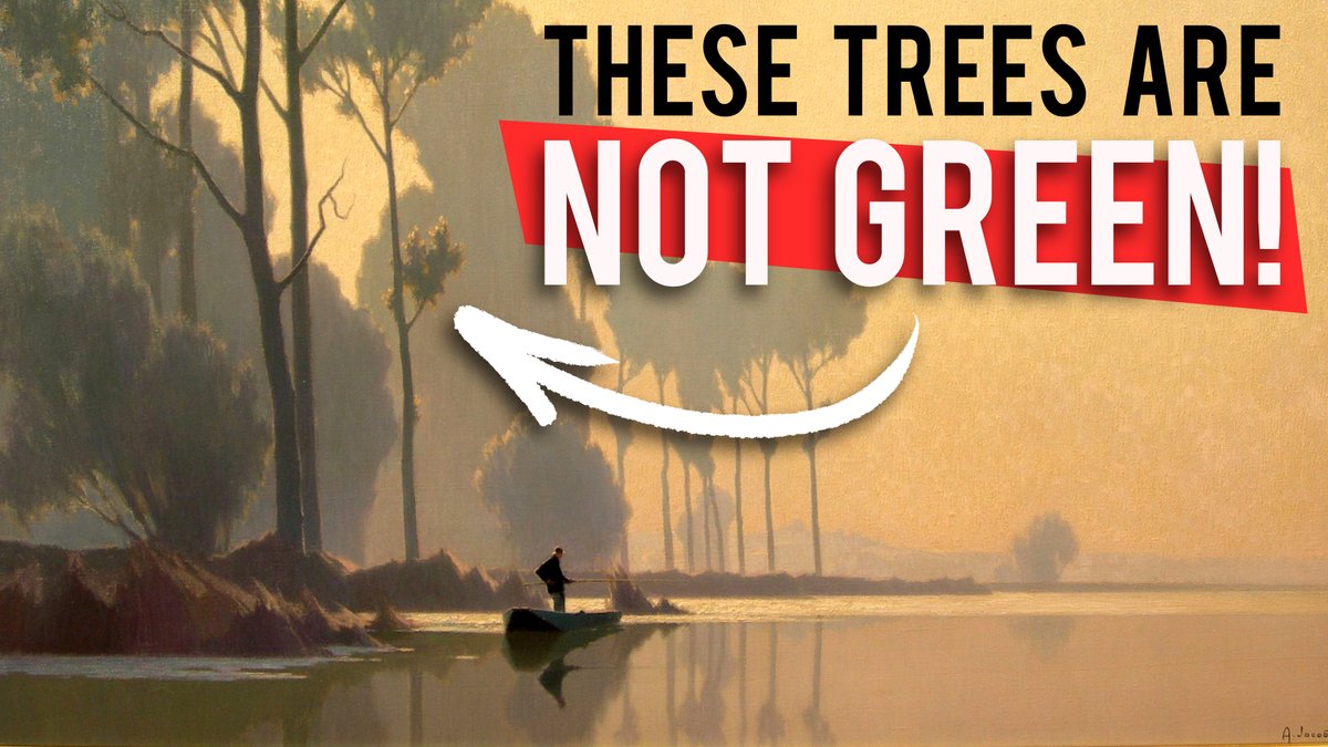 prokotv's tweet image. Put down that green! Use some yellow instead!!

We&apos;ve got a brand new lesson on color relativity up on YouTube:
🔗proko.com/809

#howtopaint #howtodraw